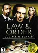 Law & Order: Justice Is Served dvd cover