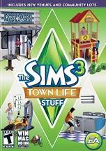 The Sims 3: Town Life Stuff dvd cover