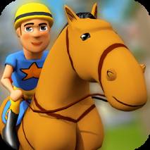 Cartoon Horse Riding dvd cover