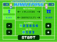 WimblePong Tennis  gameplay screenshot