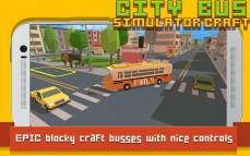 City Bus Simulator Craft  gameplay screenshot