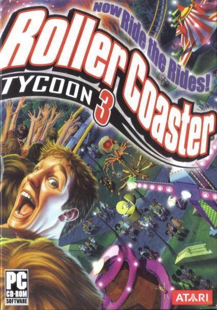 RollerCoaster Tycoon 3 dvd cover