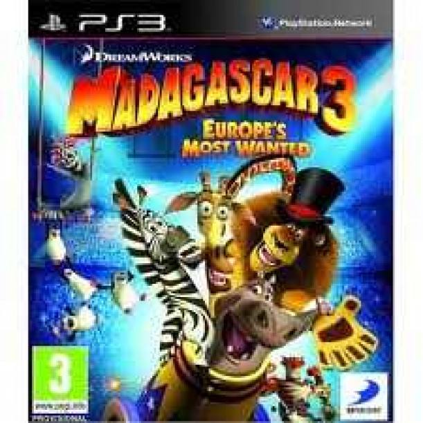 Madagascar 3: The Video Game dvd cover