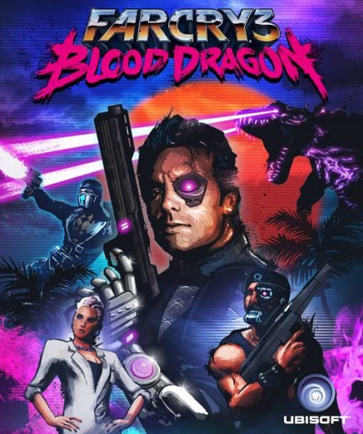 Far Cry 3 Blood Dragon dvd cover