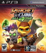 Ratchet & Clank: All 4 One  cd cover 