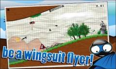 Wingsuit Stickman (Free)  gameplay screenshot