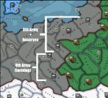 East  vs. West: A Hearts of Iron  gameplay screenshot