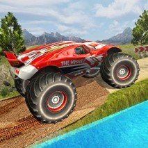 Monster Truck Hill Racing Cover 
