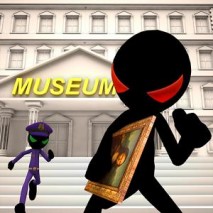 Stickman Museum Robbery Escape dvd cover 
